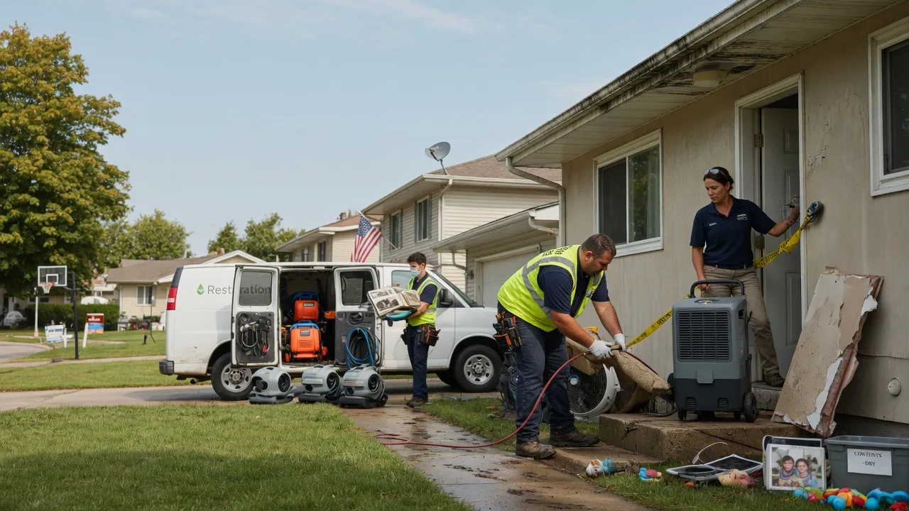 Water Damage Restoration in Man, WV near me